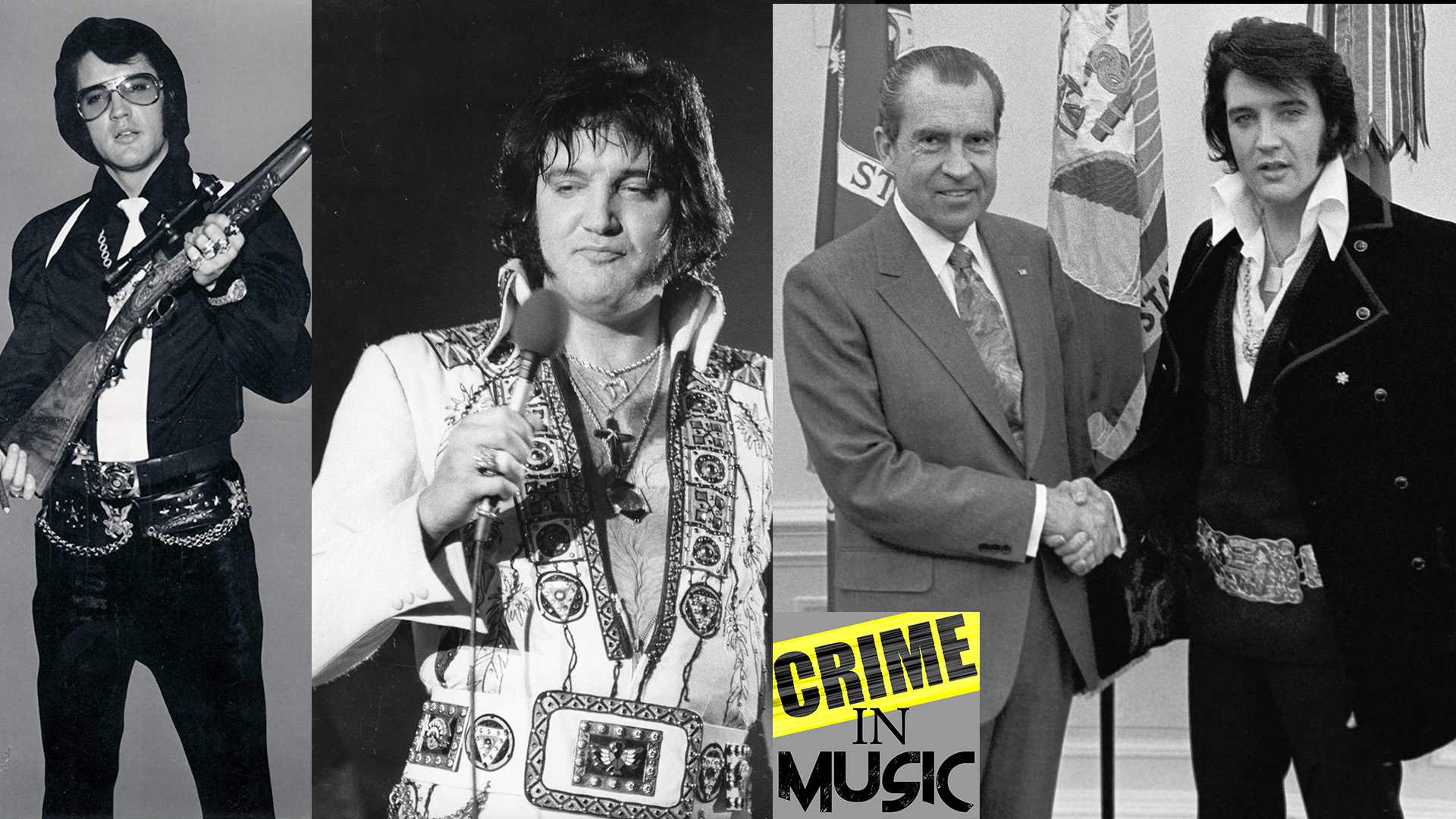 photo collage of Elvis Presley, Musician, the King of rock n Roll