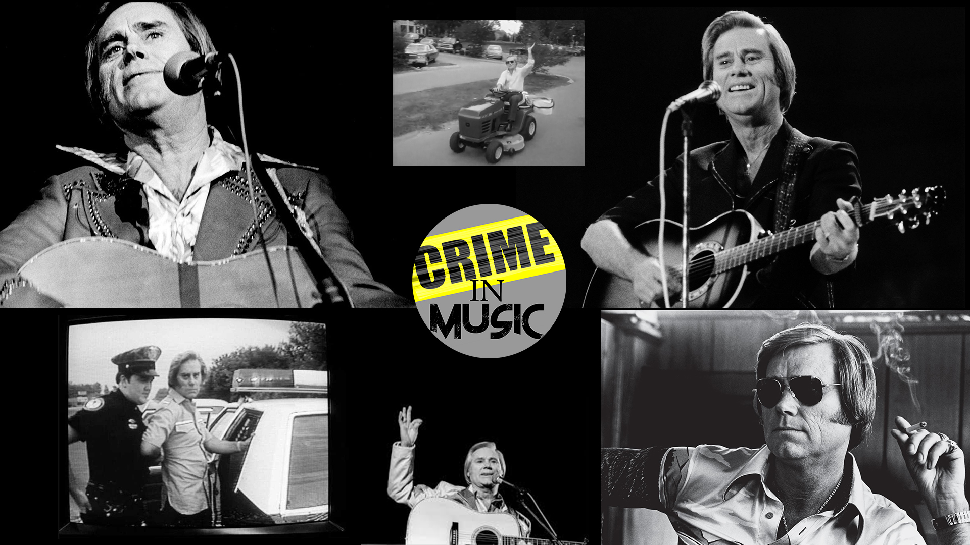 photo collage of George Jones, Musician, country music legend