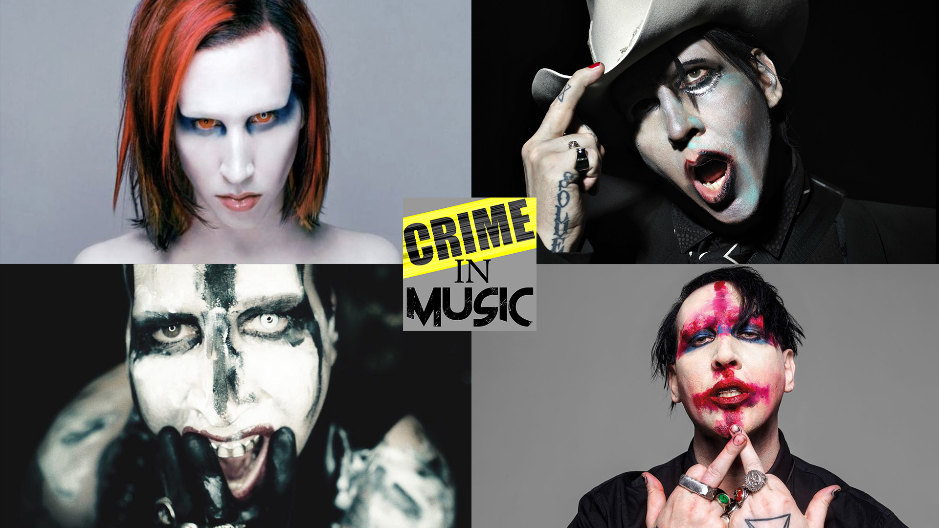photo collage of Marilyn Manson, Musician, Actor, AnitChrist Superstar