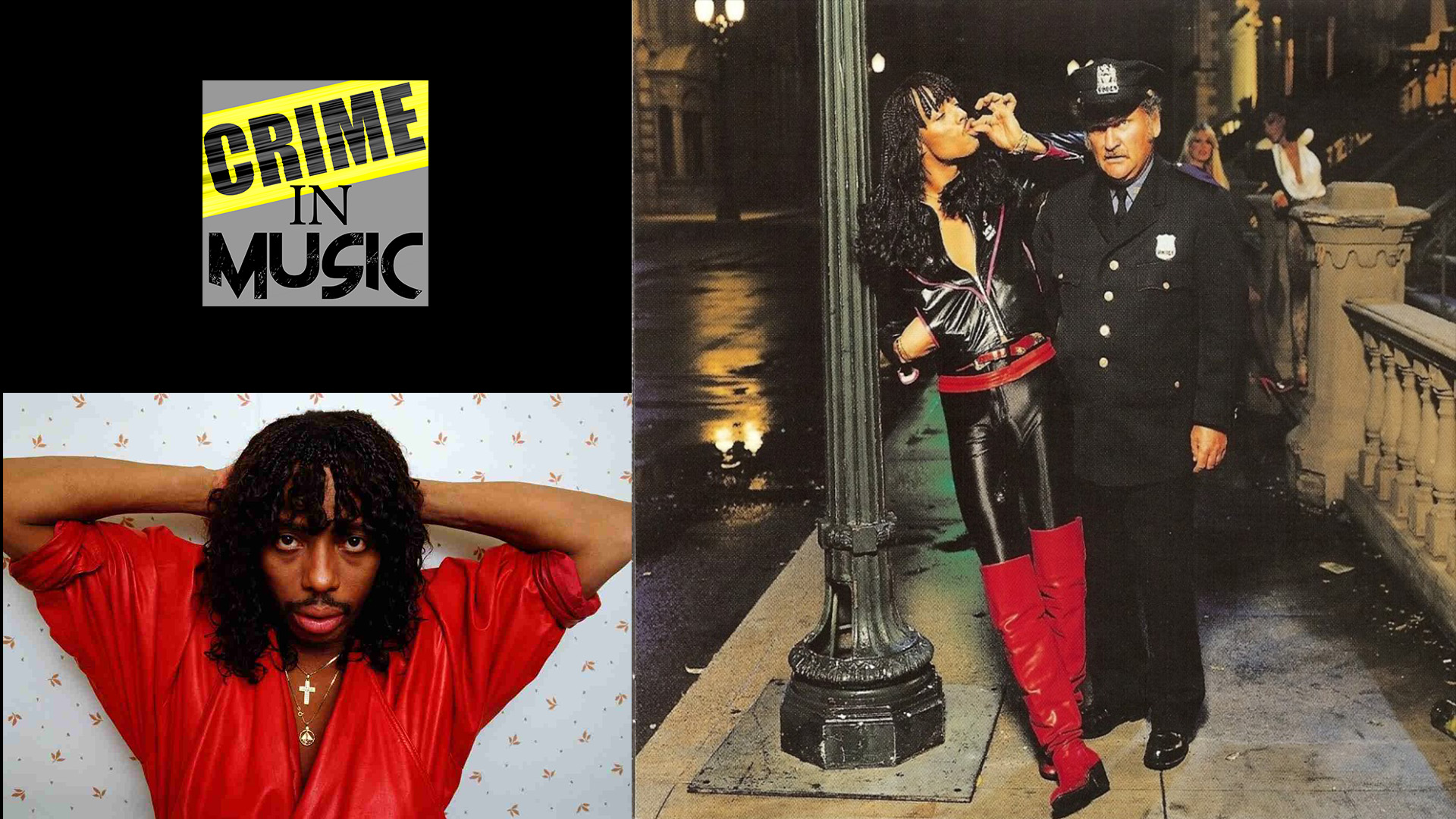 photo collage of Rick James, Musician, funk