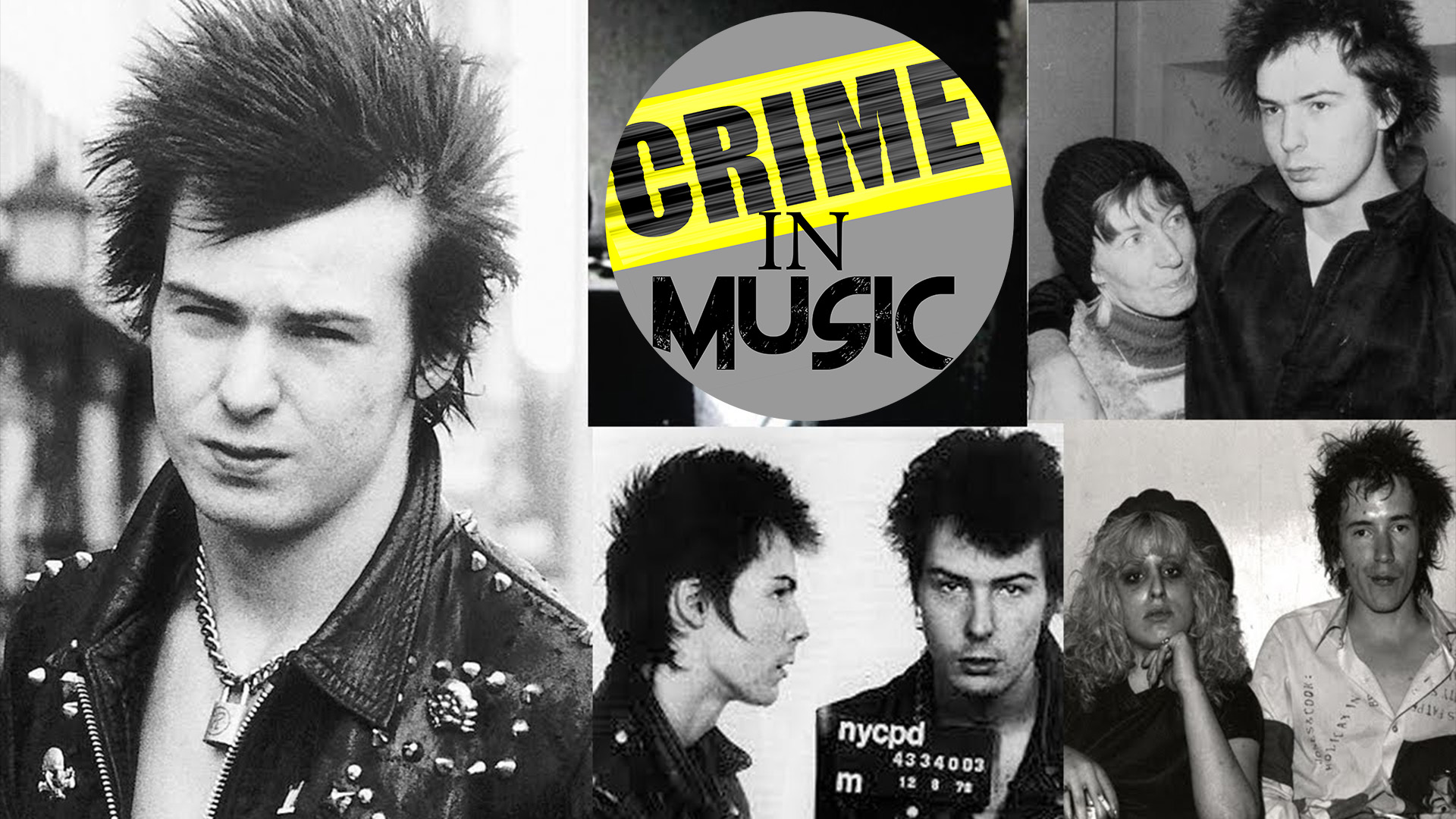 photo collage of Sid Vicious, Musician, punk music
