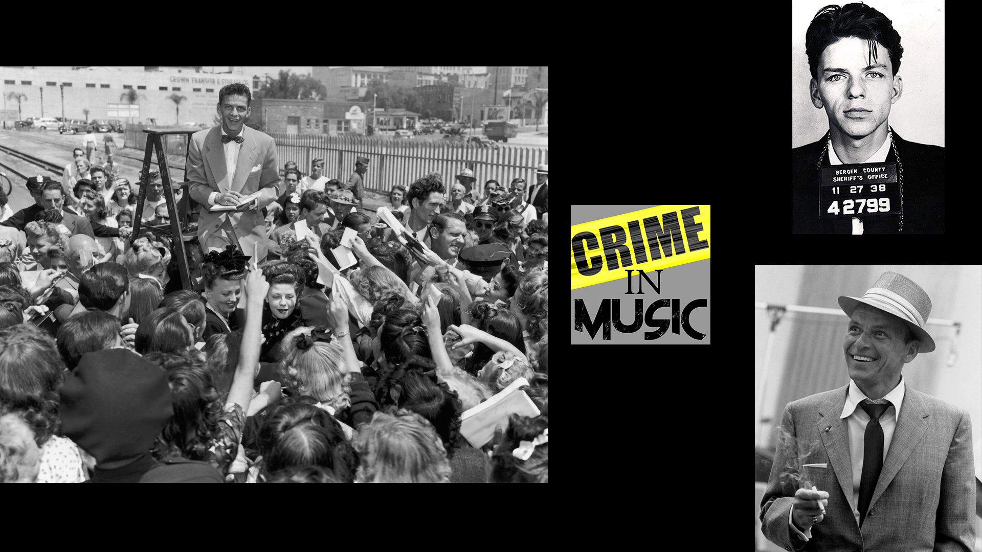 photo collage of Frank Sinatra, Musician, Musical Icon